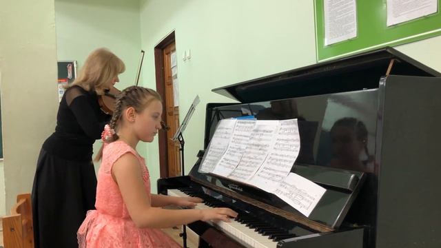 Золоткова Ксения фортепиано Коваленко А.Н. скрипка смотреть онлайн