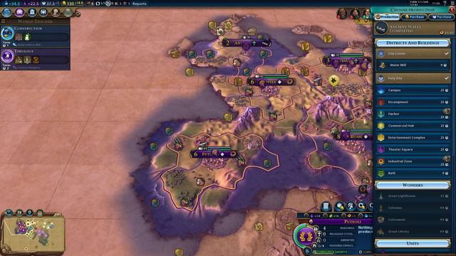 Civilization VI - Rome (TSL Earth) Episode 3 смотреть онлайн