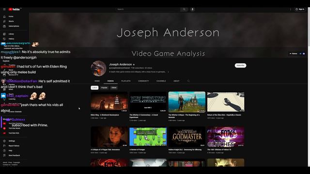 Joseph Anderson reviews Joseph Anderson videos + fanart смотреть онлайн