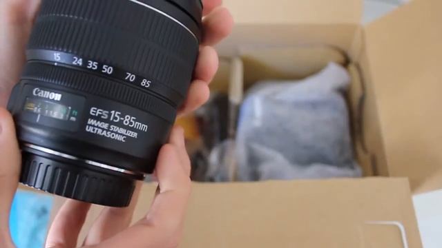 Unboxing Canon EOS 7D Kit 15-85mm + Canon 50mm f/1.4 смотреть онлайн