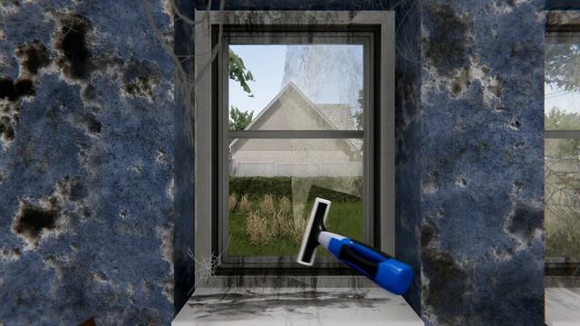 New feature! Cleaning windows! | House Flipper Game смотреть онлайн