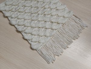 Вязание тёплого Шарфика в 3Dкрючком.