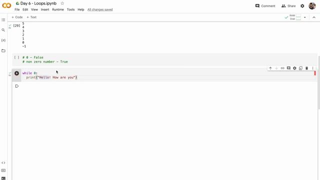 Python Day 6 - Loops in Python (For and While loop) смотреть онлайн