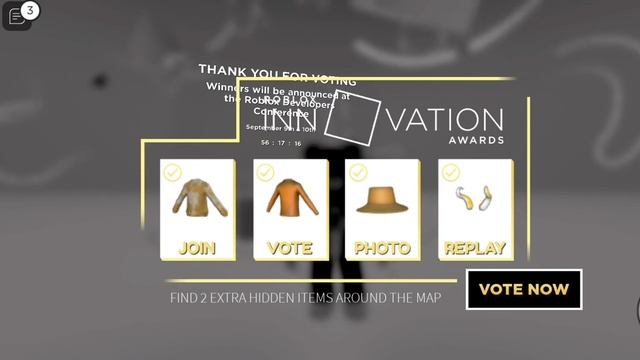 Золотые вещи в ROBLOX INNOVATION AWARDS Ивент от роблокса смотреть онлайн