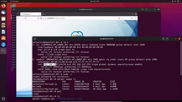FWCloud: Docker image смотреть онлайн