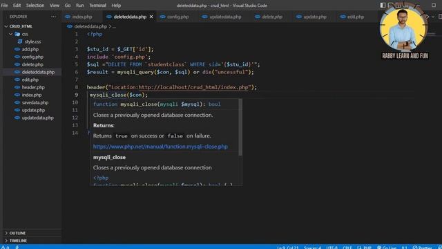 PHP MySQL CRUD Operation_ Delete Data Tutorial in Bangla Tutorial. смотреть онлайн