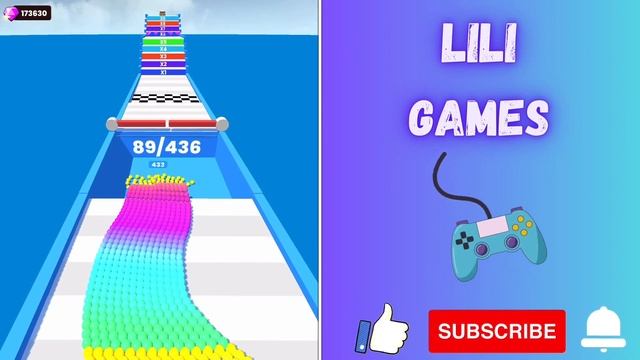 Canvas Run All Levels Mobile Game GamePlay| Satisfying game | ios android game смотреть онлайн