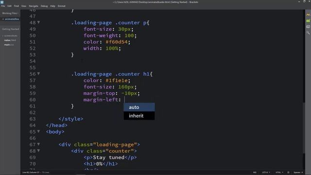 Creative Animated Loading Bar with Counter using HTML CSS JS - Latest Design смотреть онлайн