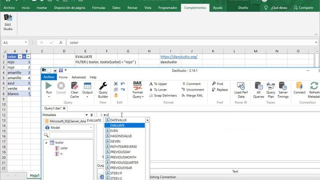 04 DAX Excel 2019: complemento daxstudio смотреть онлайн