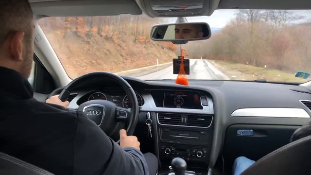 Audi A4 2.0 TDI (2009) POV Drive Country Roads