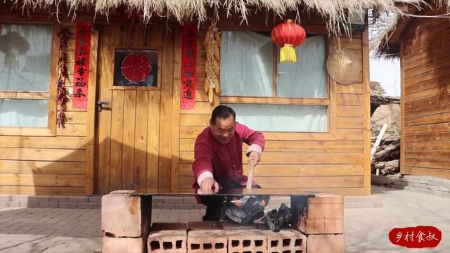 Make XXL Teppanyaki Plate To Grill Squid! Taste Better Than Street Food! | Uncle Rural Gourmet
