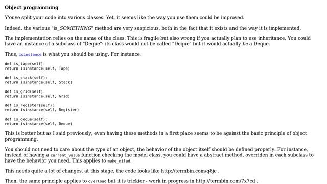 Code Review: Starting point for a collaboratively developed golfing language interpreted in Python смотреть онлайн