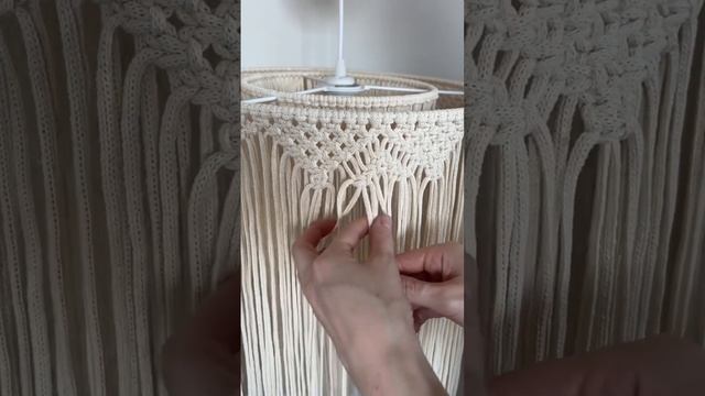 Macrame-lampshade-Макраме-абажур-своими-руками. смотреть онлайн