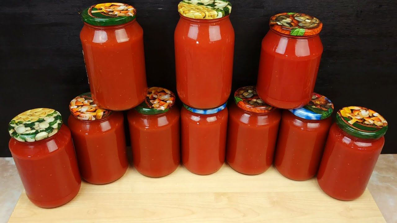 Томатный сок на зиму 100% Натуральный, Вкуснейший! Без стерилизации и сахара. Рецепт ПРОВЕРЕН ГОДАМИ смотреть онлайн