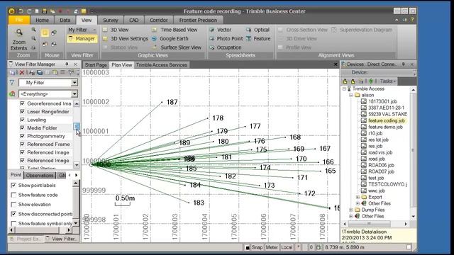 Automate drafting with feature codes in Trimble Access & Trimble Business Center смотреть онлайн