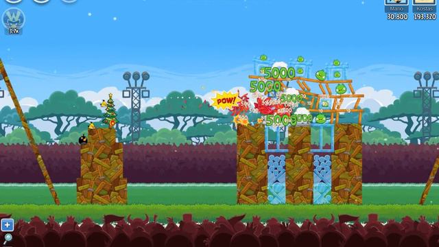 Angry Birds Tournament week 153, Level 1 Power Up, PC. смотреть онлайн