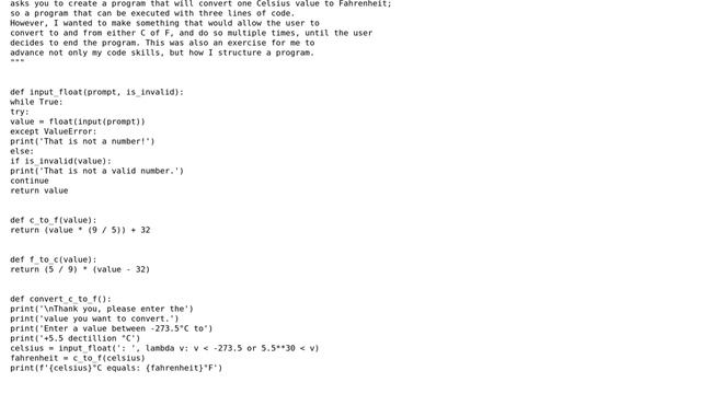 Code Review: Python 3 - simple temperature program (3 Solutions!!) смотреть онлайн