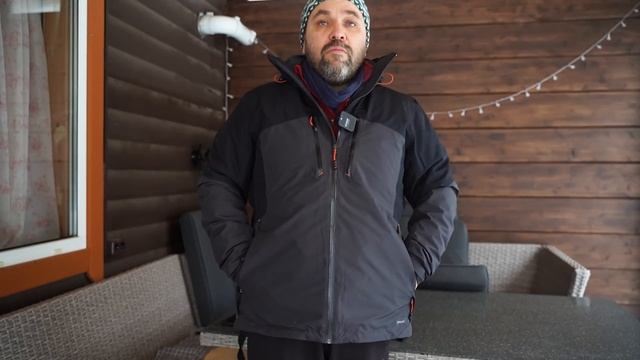 Куртка 3в1 (три в одной) с мембраной и подкладкой на синтепоне Forclaz Travel 500 Декатлон смотреть онлайн