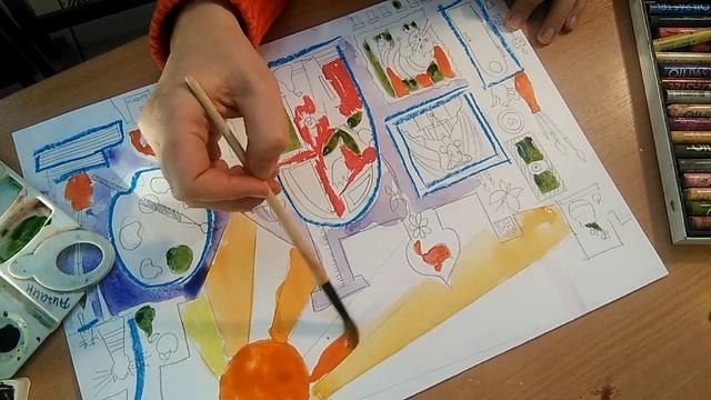 Тема занятия: "Архитектурные фантазии. Дом для художника, музыканта, сапожника, поэта..." Часть 2. смотреть онлайн