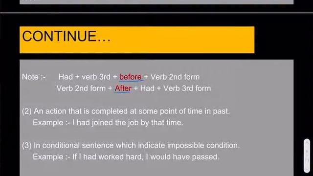 B.A. Part I, English Grammar, Past Perfect & Past Perfect Continuous Tense смотреть онлайн