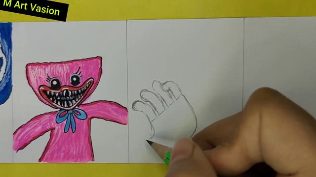 Drawing Poppy Playtime Characters In NEW PROJECT PLAYTIME|Poppy Playtime Chapter 3 Animation Drawin