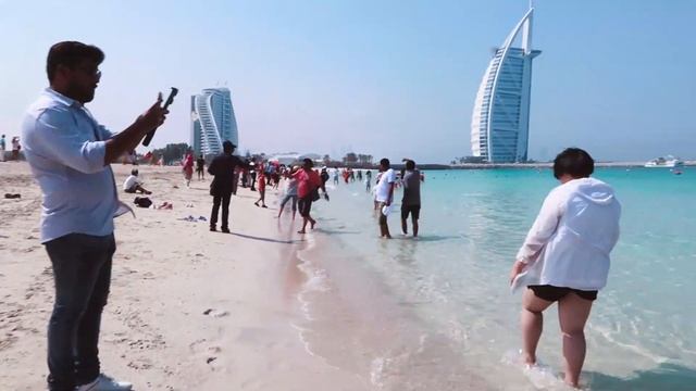 Дубай пляж /Burj Al Arab and Jumeirah Open Beach смотреть онлайн