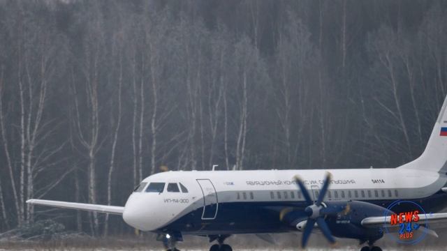 Новый пассажирский региональный турбовинтовой самолет Ил-114 -300 совершил свой первый полет