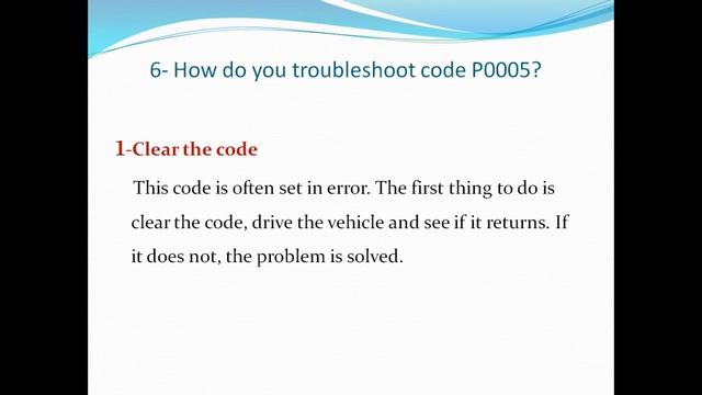 p0005 trouble code : Fuel shut -off valve -circuit open causes and troubleshooting смотреть онлайн