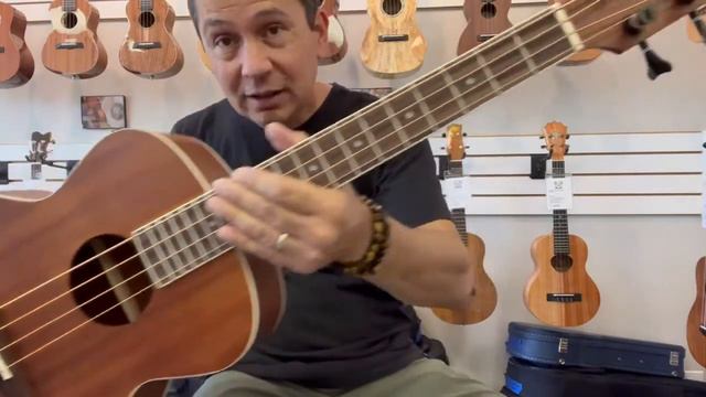 Lanikai MA-EBU Acoustic-Electric Bass Demo/Review At Aloha City Ukes