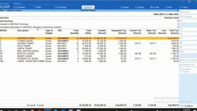 HSN wise summary in GSTR-1 reports in tally prime I how to Analysis hsn wise summary in gstr-1 смотреть онлайн