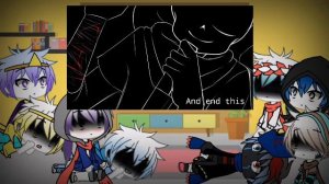 The Sans' reaction to the meme. Реакция Сансов на меме.In Russian and English. Gacha life. Temmу