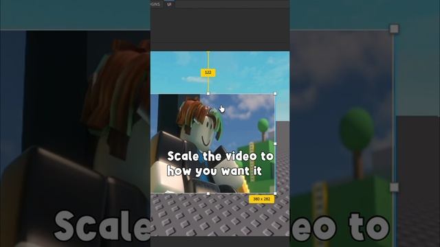 How To Put Videos On Gui - Roblox Studio #shorts смотреть онлайн