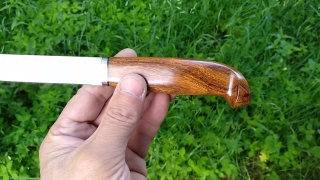 Финка Поуукко . сталь N690 . рукоять Ironwood . Ножны с деревянным вкладышем . смотреть онлайн