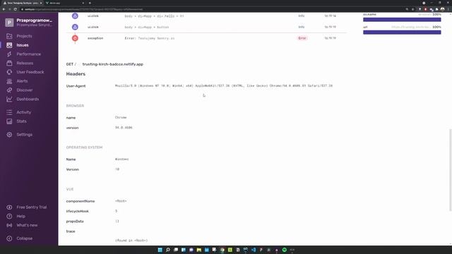 Sentry.io - Jak zmniejszyć liczbę błędów w twojej aplikacji смотреть онлайн