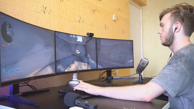 ИГРАЮ В CS:GO НА ТРЕХ МОНИТОРАХ смотреть онлайн