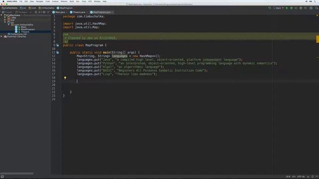 Java Course - 6 of 7 - Maps смотреть онлайн