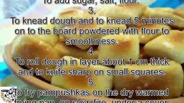 Stir fry recipes.Pampushkas on clabber with garlic. смотреть онлайн