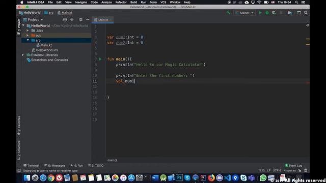 Kotlin Tutorial Calculator Part 1 смотреть онлайн