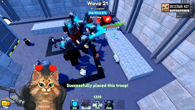 ТИТАН СИНЕМАМЕН против АРМИИ СКИБИДИ ТУАЛЕТ 3 СЕРИЯ ROBLOX Toilet Tower Defense Весёлый Кот смотреть онлайн