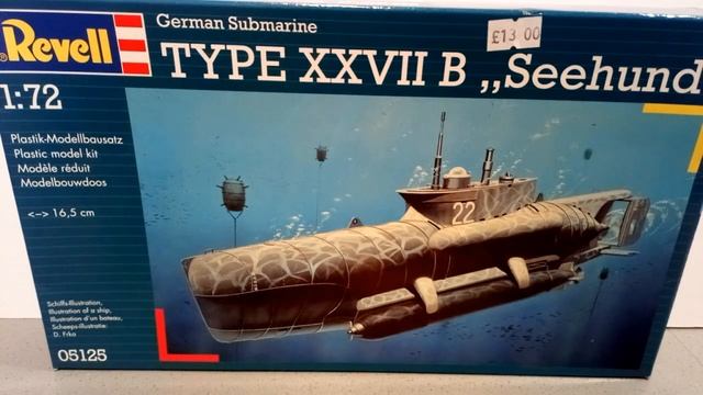 Revell 1:72 Type XXVII B "Seehund" - All at Sea Group Build Entry Video смотреть онлайн