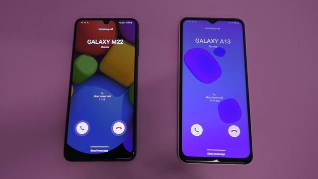 Samsung Galaxy M22 vs Galaxy A13 Incoming Calls смотреть онлайн