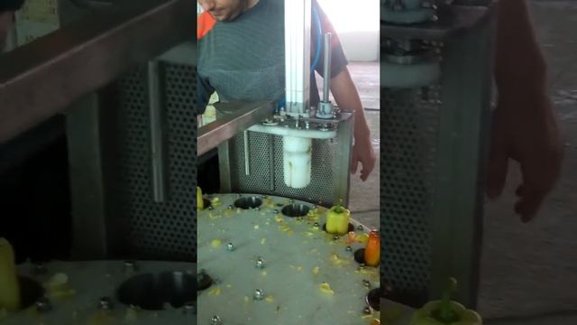 машина резки болгарского перца смотреть онлайн