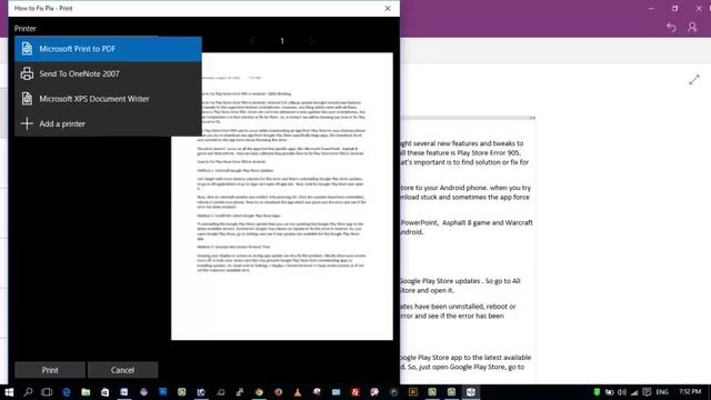How to save your OneNote Document as PDF file in Windows 10 смотреть онлайн