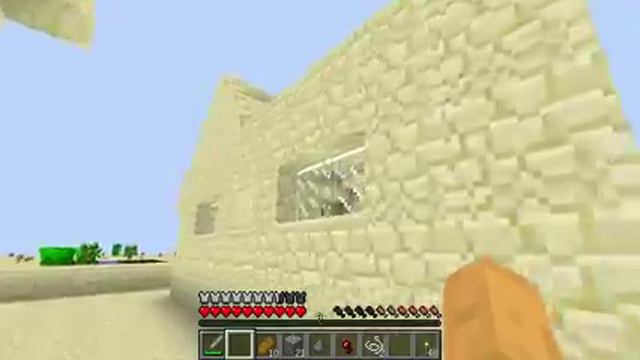 (7)Экстремальное выживание в Minecraft Плоская пустыня 7 cерия смотреть онлайн