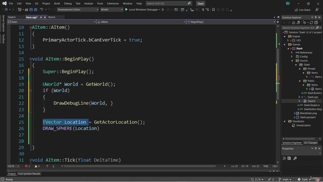 40. Drawing Debug Lines смотреть онлайн