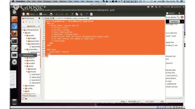 HW2 Rails Intro: Group Tutorial Session смотреть онлайн