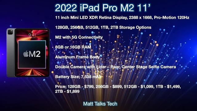 iPad Pro 2022 Release Date and Price – M2 and MagSafe Charging! смотреть онлайн