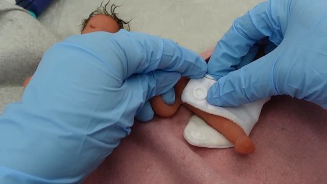 Birth Of Miniature Twin Silicone baby's in womb | Reborn Love смотреть онлайн
