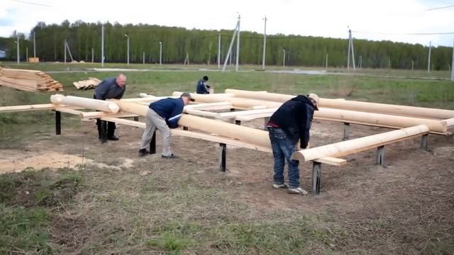 Как строятся дома и бани из бревна в Нижнем Новгороде и Нижегородской области. смотреть онлайн