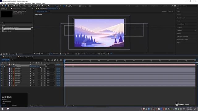 Website Parallax Scroll Effect (Part 2). After Effects Tutorial смотреть онлайн